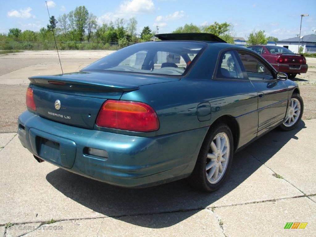 1998 Sebring LXi Coupe - Alpine Green Pearl / Black/Gray photo #5