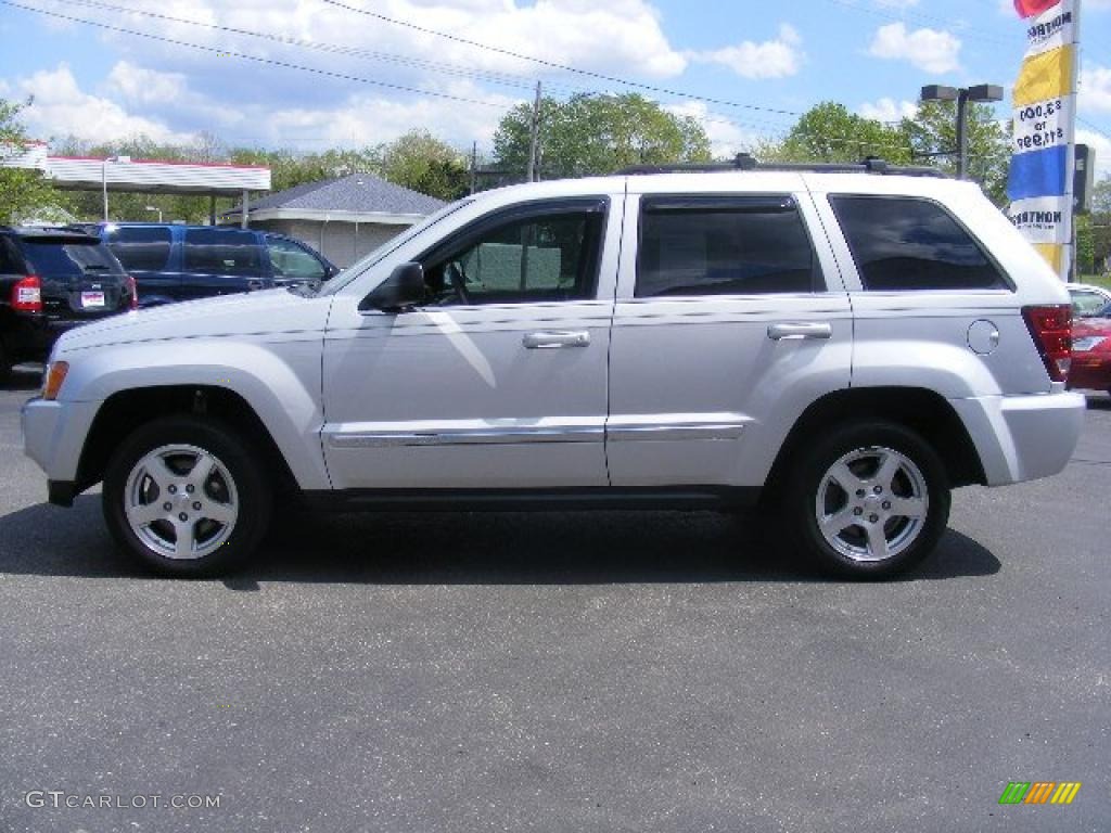 2005 Grand Cherokee Limited - Bright Silver Metallic / Medium Slate Gray photo #2