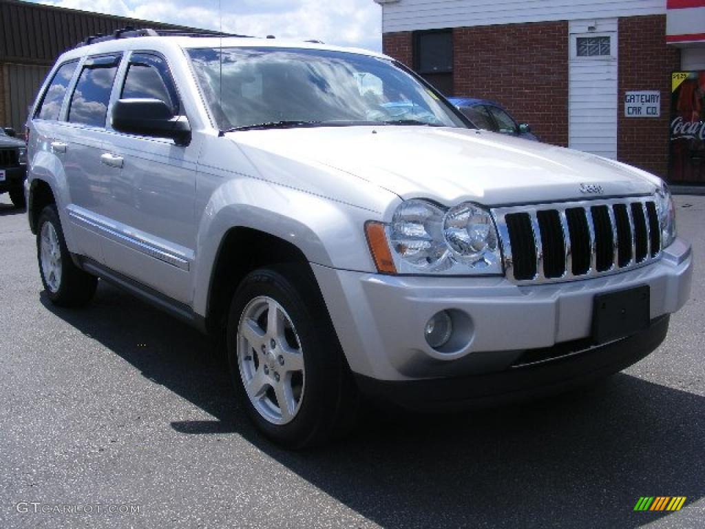 2005 Grand Cherokee Limited - Bright Silver Metallic / Medium Slate Gray photo #7