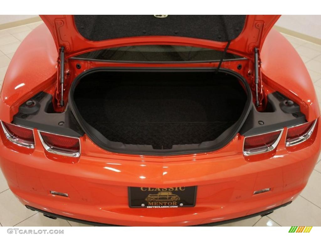 2010 Camaro LT/RS Coupe - Inferno Orange Metallic / Black photo #26