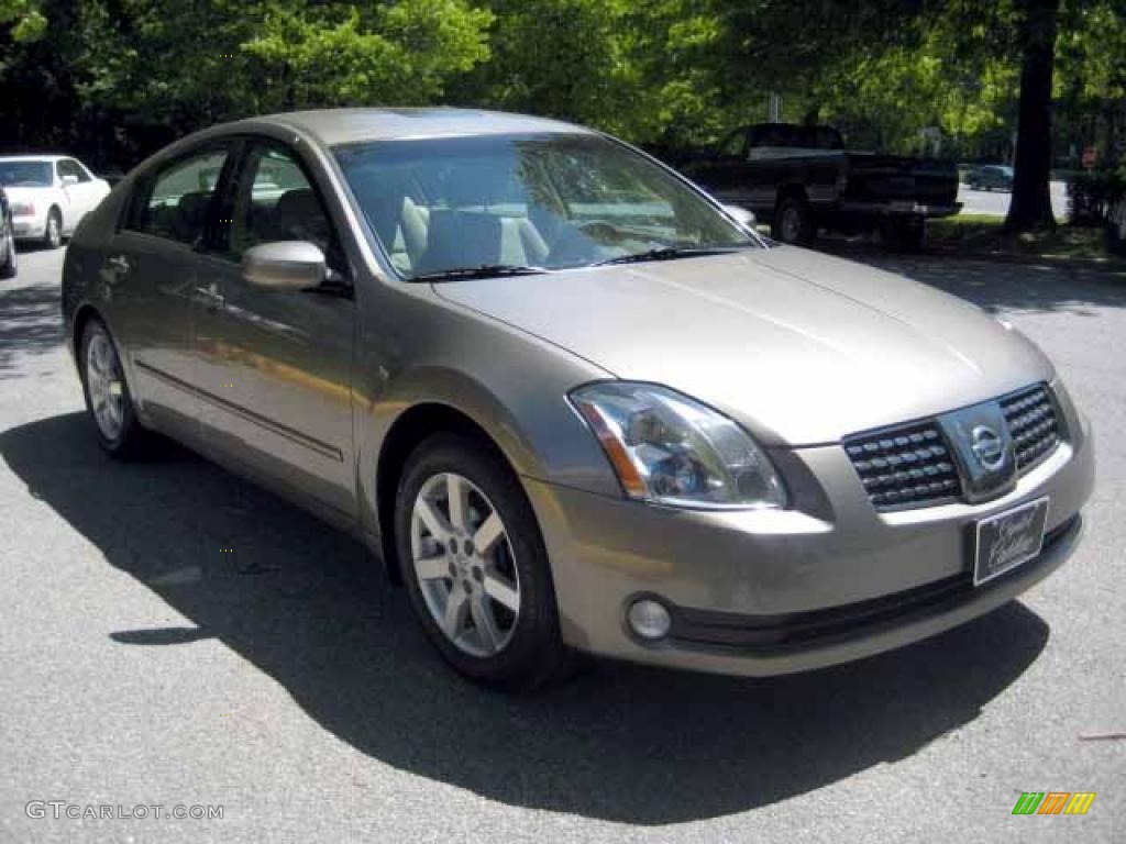 2004 Maxima 3.5 SL - Spirited Bronze / Cafe Latte photo #6