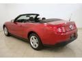 2010 Red Candy Metallic Ford Mustang V6 Convertible  photo #5