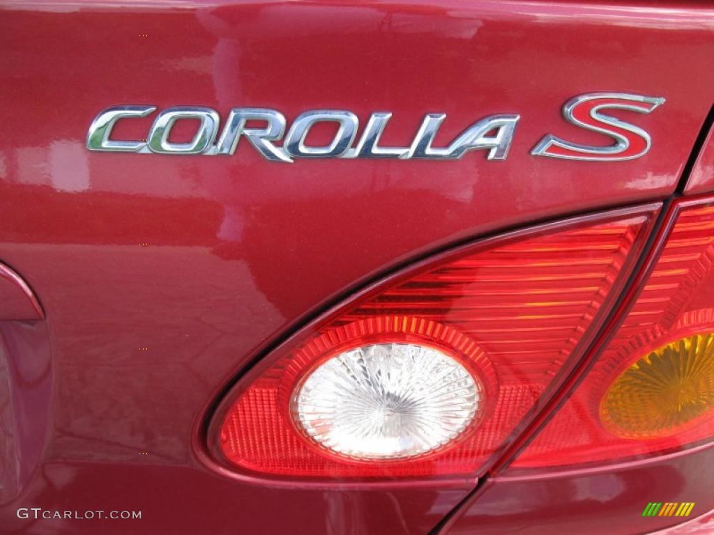 2004 Corolla S - Impulse Red / Black photo #10