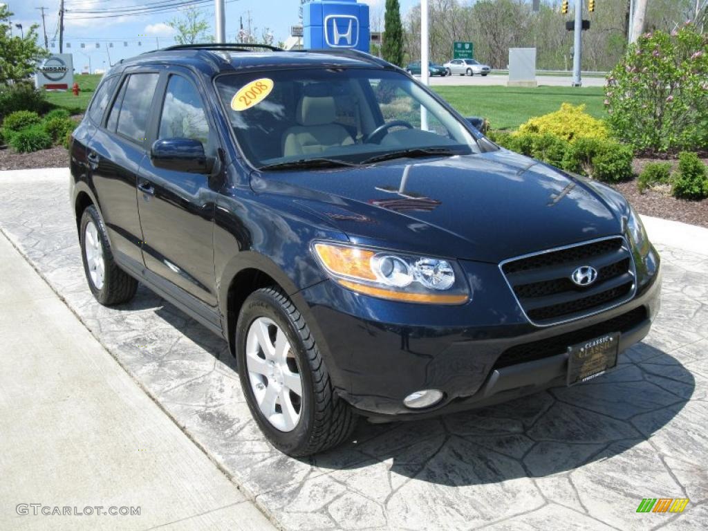 Deepwater Blue Hyundai Santa Fe