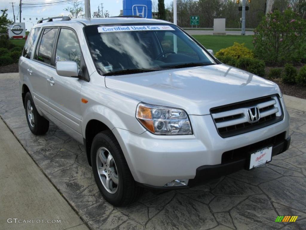 2007 Pilot EX-L 4WD - Billet Silver Metallic / Gray photo #1