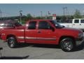 1999 Victory Red Chevrolet Silverado 1500 LS Extended Cab 4x4  photo #2