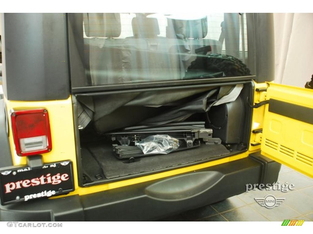 2009 Wrangler Rubicon 4x4 - Detonator Yellow / Dark Slate Gray/Medium Slate Gray photo #5