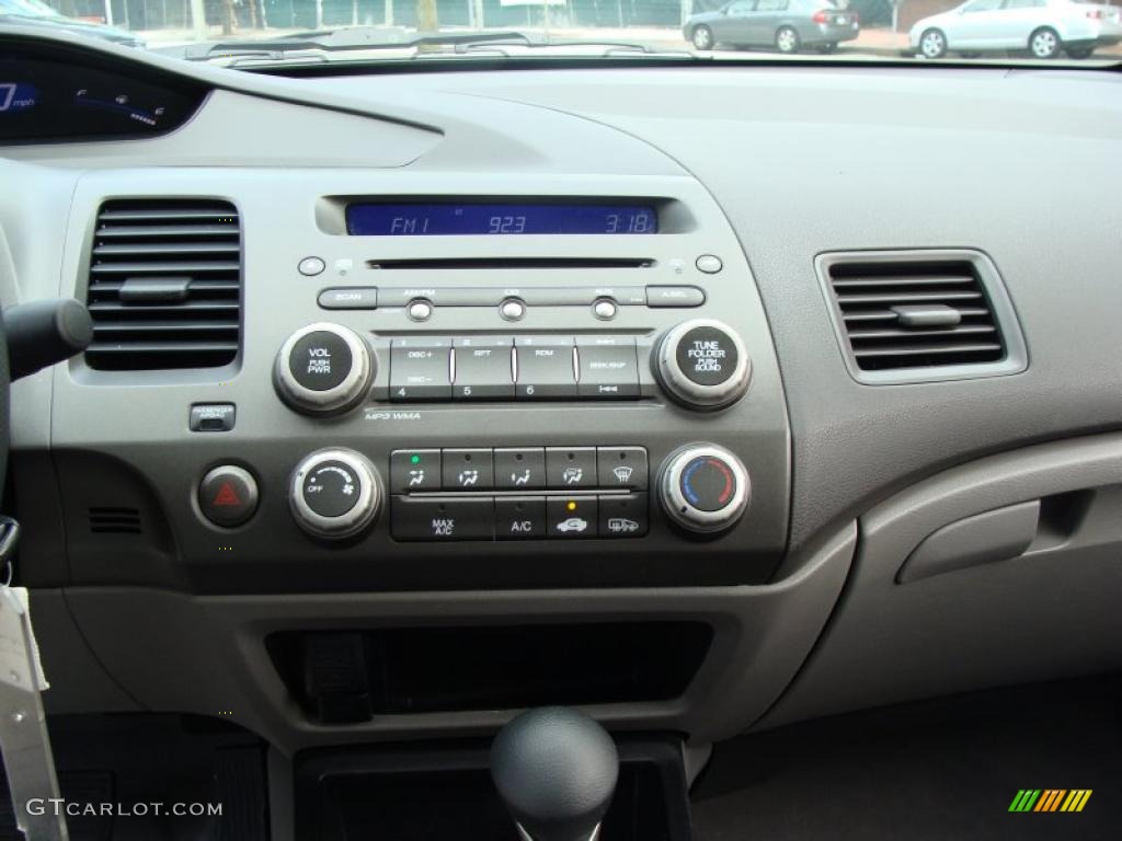 2008 Civic EX-L Sedan - Atomic Blue Metallic / Gray photo #35