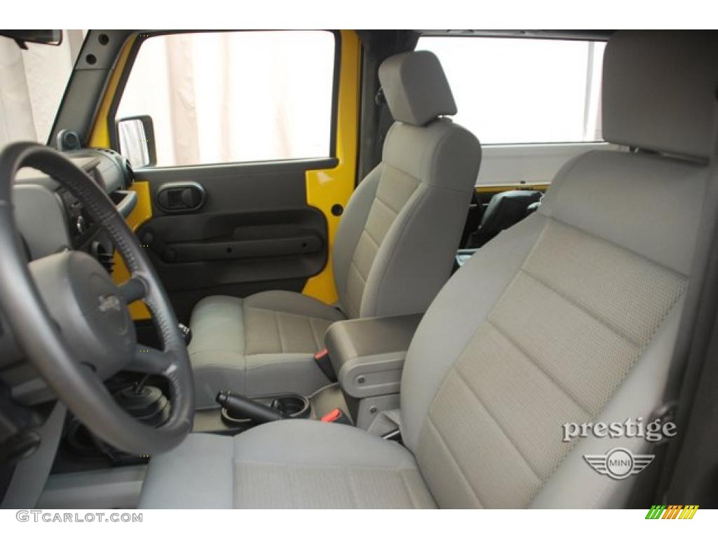 2009 Wrangler Rubicon 4x4 - Detonator Yellow / Dark Slate Gray/Medium Slate Gray photo #9