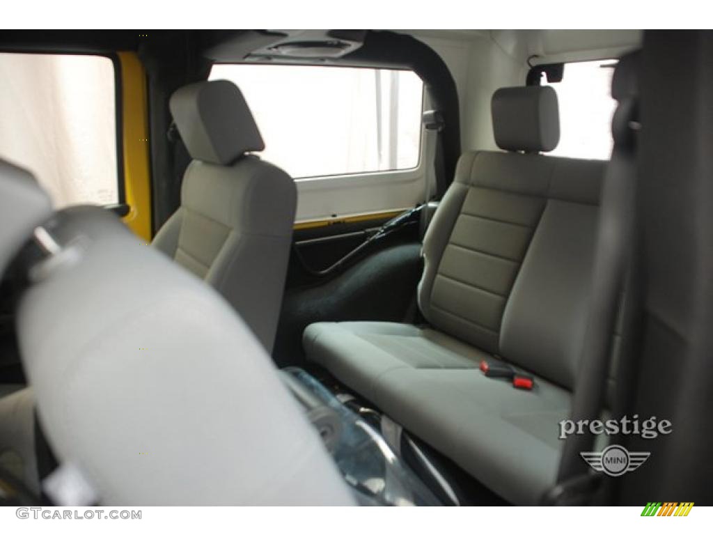 2009 Wrangler Rubicon 4x4 - Detonator Yellow / Dark Slate Gray/Medium Slate Gray photo #10