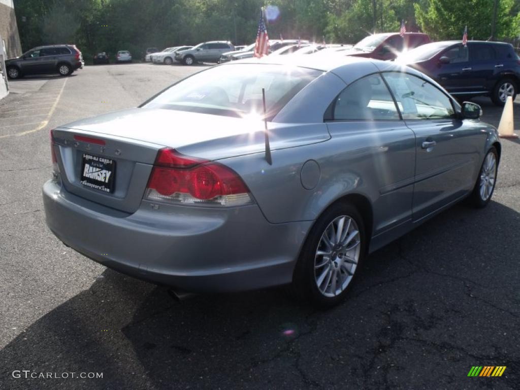 2009 C70 T5 Convertible - Celestial Blue Metallic / Calcite photo #16