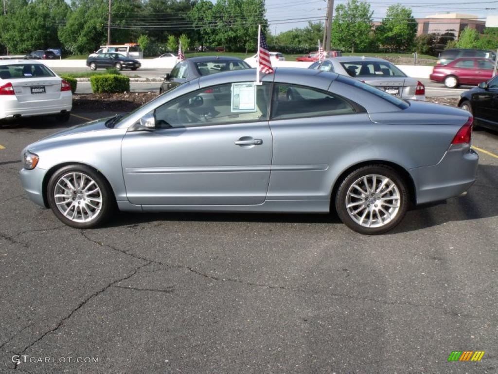 2009 C70 T5 Convertible - Celestial Blue Metallic / Calcite photo #19