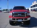 2006 Red Clearcoat Ford F250 Super Duty XLT Crew Cab 4x4  photo #8