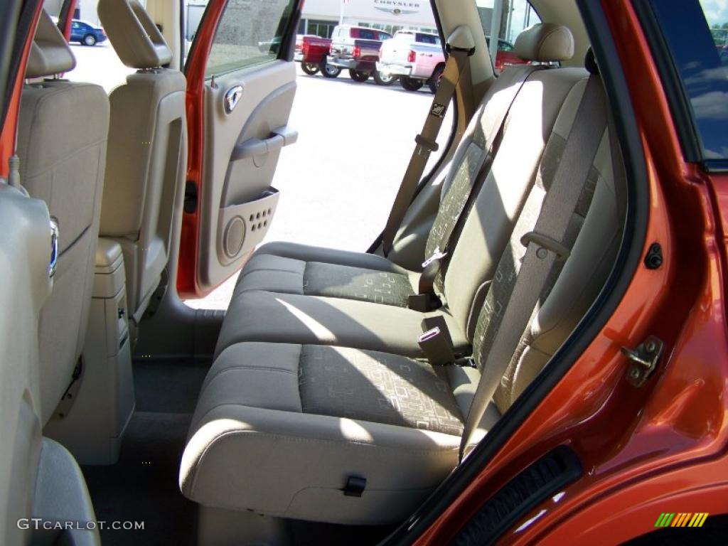 2007 PT Cruiser Touring - Tangerine Pearl / Pastel Pebble Beige photo #10