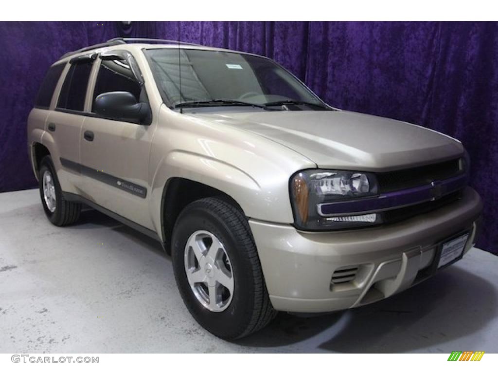 2004 TrailBlazer LS - Sandstone Metallic / Light Cashmere photo #1