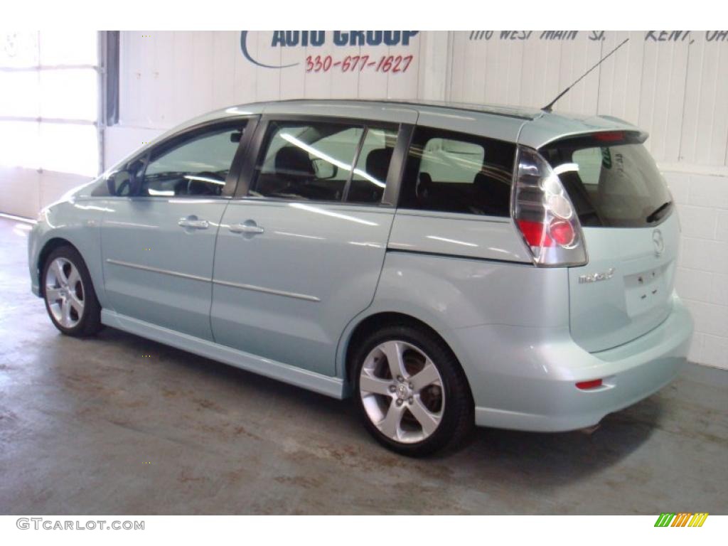 2006 MAZDA5 Sport - Stellar Silver Mica / Black photo #6