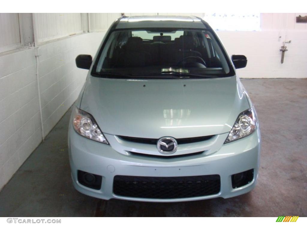 2006 MAZDA5 Sport - Stellar Silver Mica / Black photo #7
