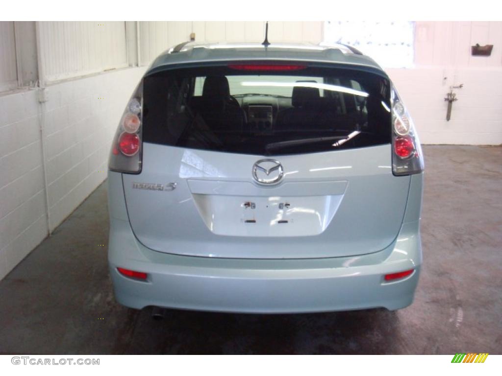 2006 MAZDA5 Sport - Stellar Silver Mica / Black photo #8