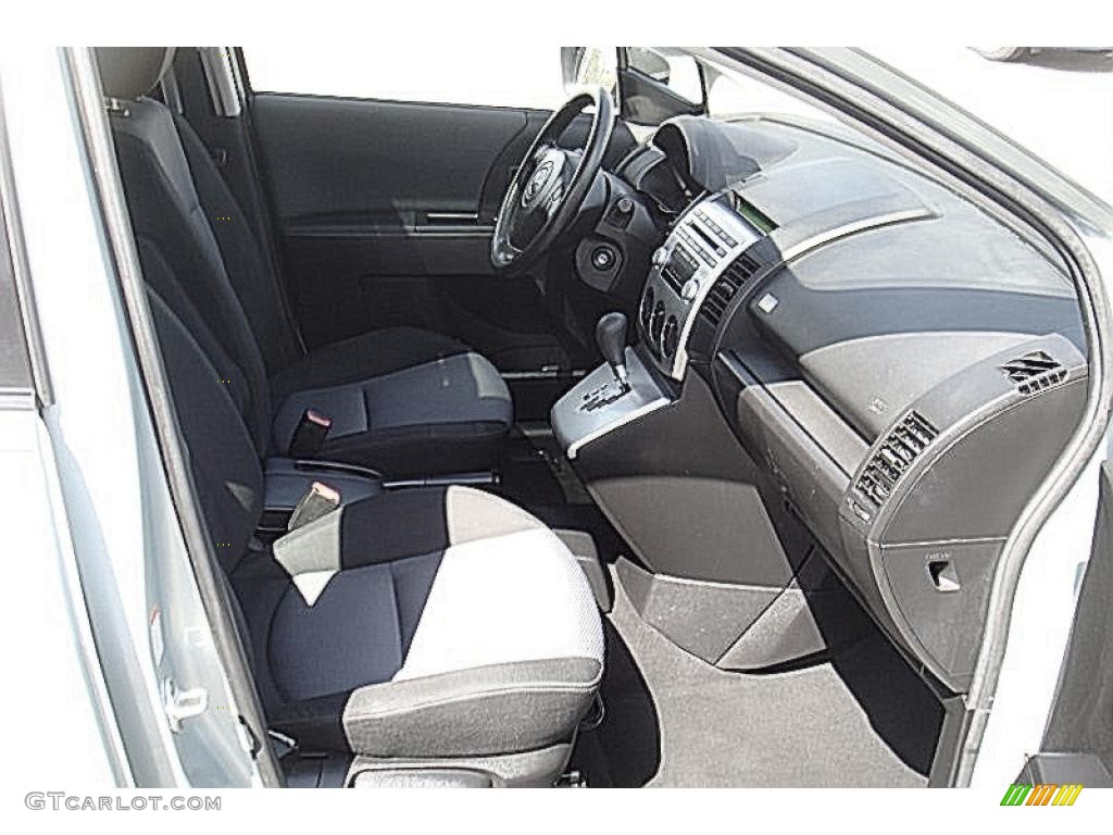 2006 MAZDA5 Sport - Stellar Silver Mica / Black photo #10