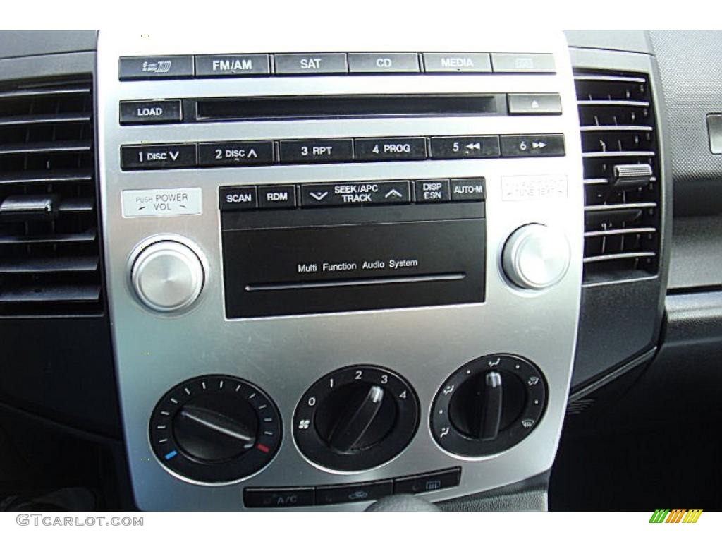 2006 MAZDA5 Sport - Stellar Silver Mica / Black photo #22