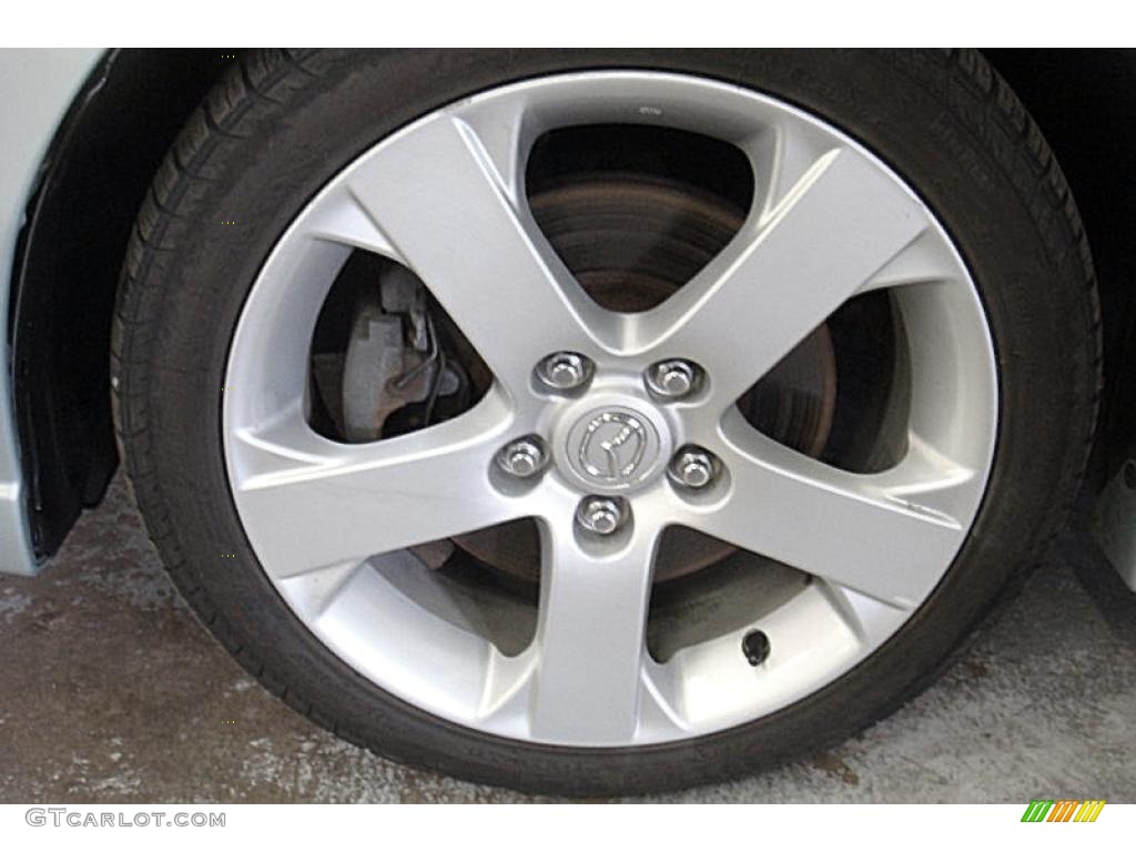 2006 MAZDA5 Sport - Stellar Silver Mica / Black photo #32