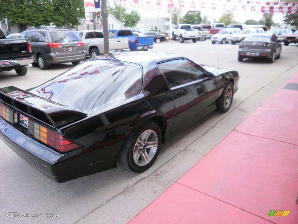 1987 Camaro IROC-Z Sport Coupe - Black / Black photo #3