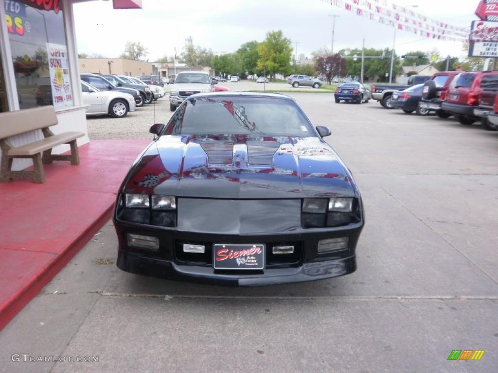 1987 Camaro IROC-Z Sport Coupe - Black / Black photo #4