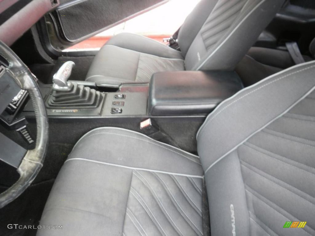 1987 Camaro IROC-Z Sport Coupe - Black / Black photo #5