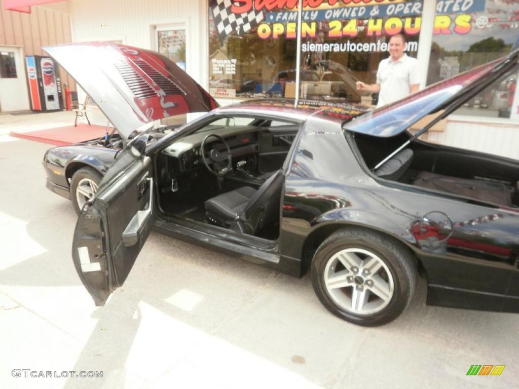 1987 Camaro IROC-Z Sport Coupe - Black / Black photo #6