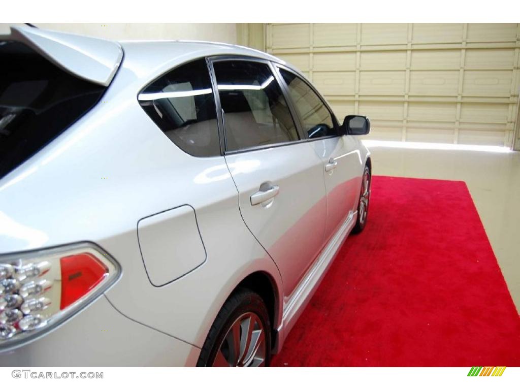 2009 Impreza WRX Wagon - Spark Silver Metallic / Carbon Black photo #7