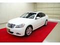 2009 Moonlight White Infiniti M 35 Sedan  photo #3