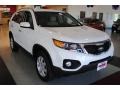 2011 Snow White Pearl Kia Sorento LX AWD  photo #10