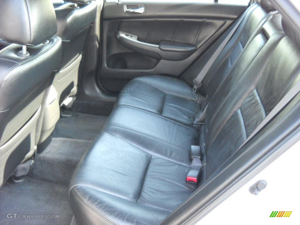 2005 Accord EX-L V6 Sedan - Satin Silver Metallic / Black photo #11