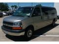 2003 Light Pewter Metallic Chevrolet Express 3500 Extended Passenger Van  photo #3