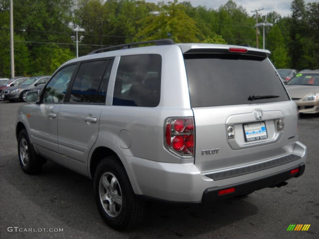 2007 Pilot EX 4WD - Billet Silver Metallic / Gray photo #5