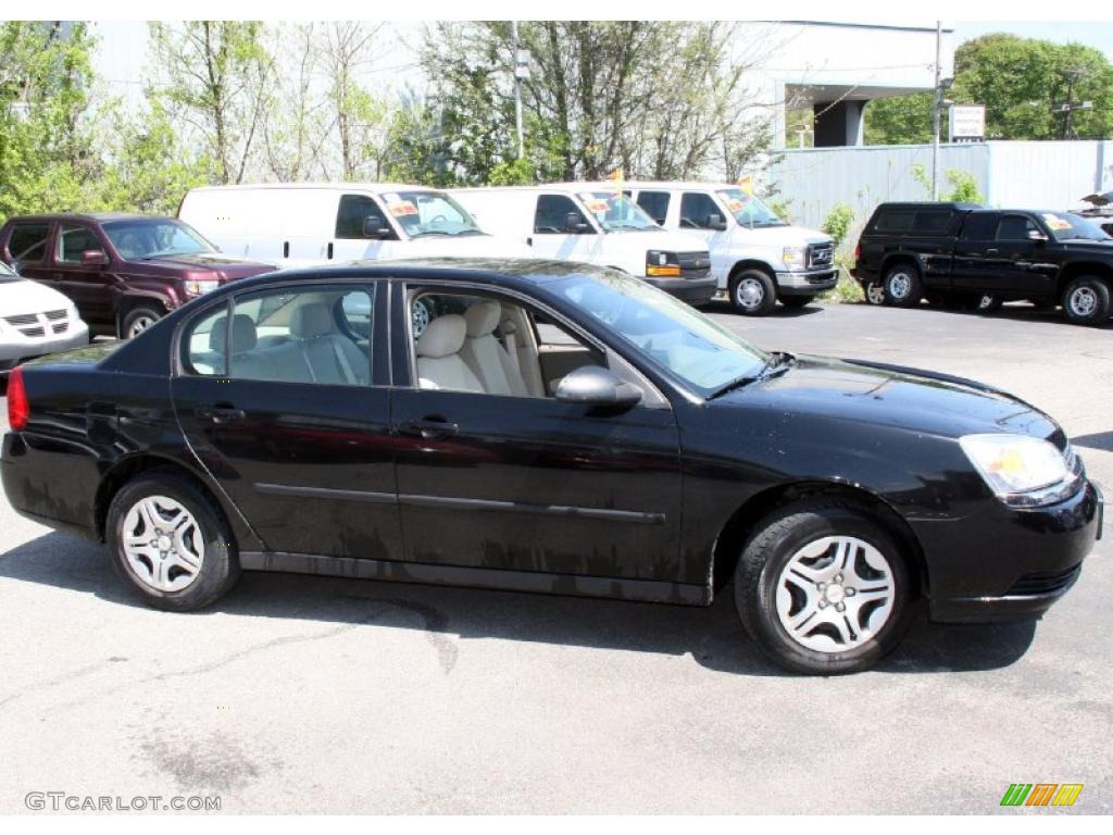 2005 Malibu Sedan - Black / Gray photo #4
