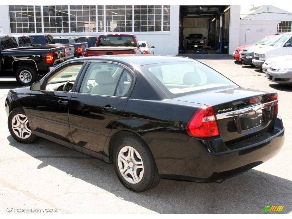 2005 Malibu Sedan - Black / Gray photo #7