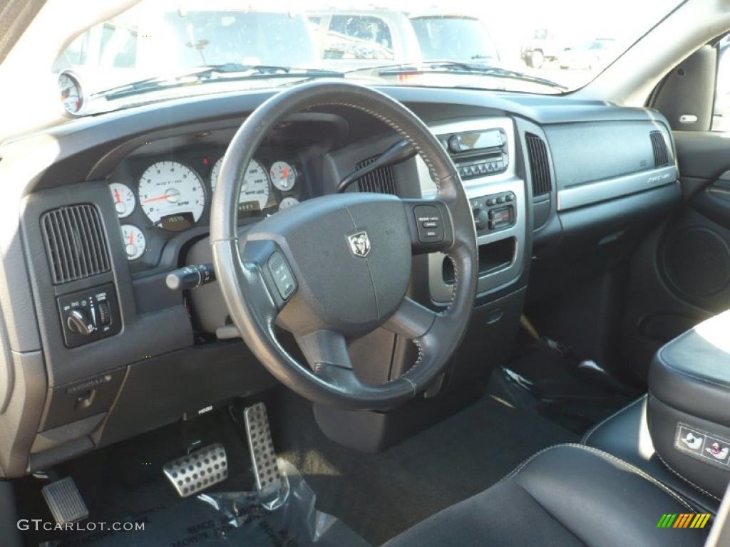 2005 Ram 1500 SRT-10 Quad Cab - Bright Silver Metallic / Dark Slate Gray photo #10