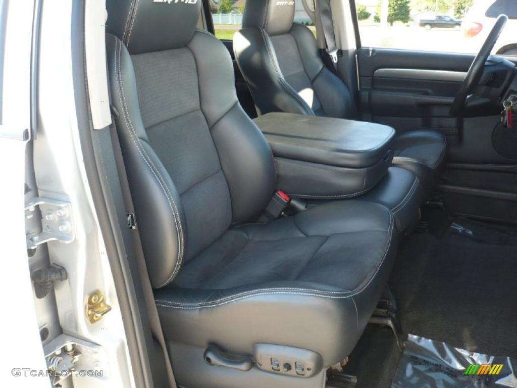 2005 Ram 1500 SRT-10 Quad Cab - Bright Silver Metallic / Dark Slate Gray photo #13