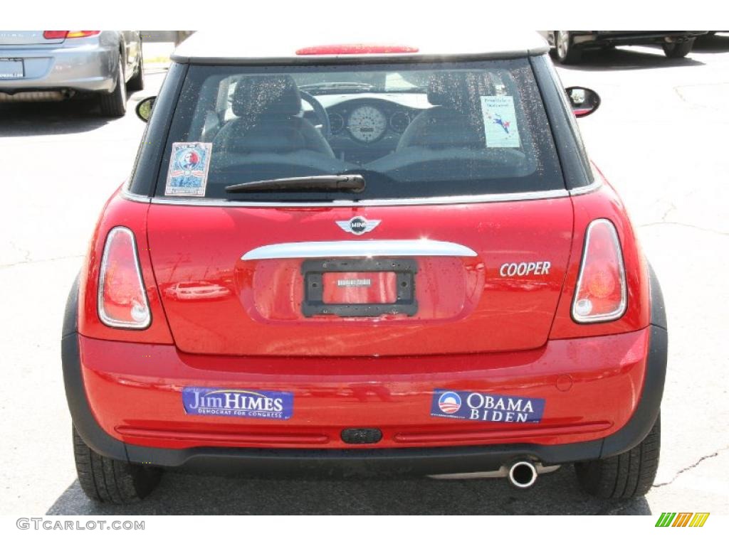 2005 Cooper Hardtop - Chili Red / Space Grey/Panther Black photo #6