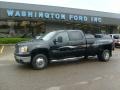 2007 Onyx Black GMC Sierra 3500HD SLE Crew Cab 4x4 Dually  photo #1