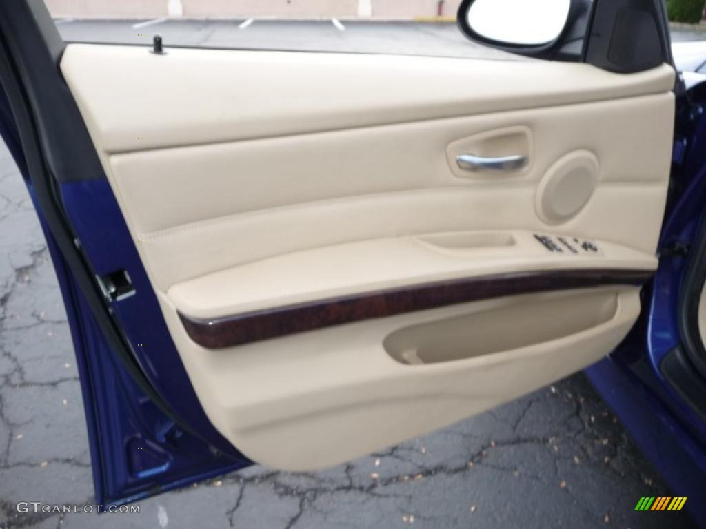 2007 3 Series 328xi Sedan - Montego Blue Metallic / Beige photo #26