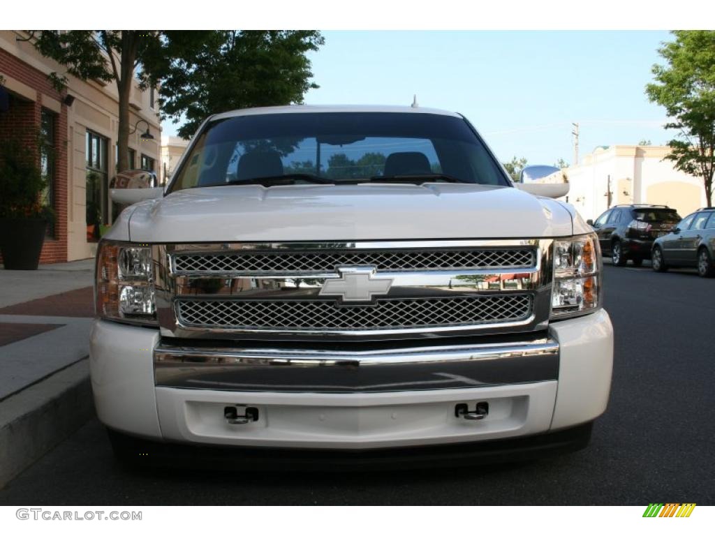 2008 Silverado 1500 LS Regular Cab - Summit White / Dark Titanium photo #4