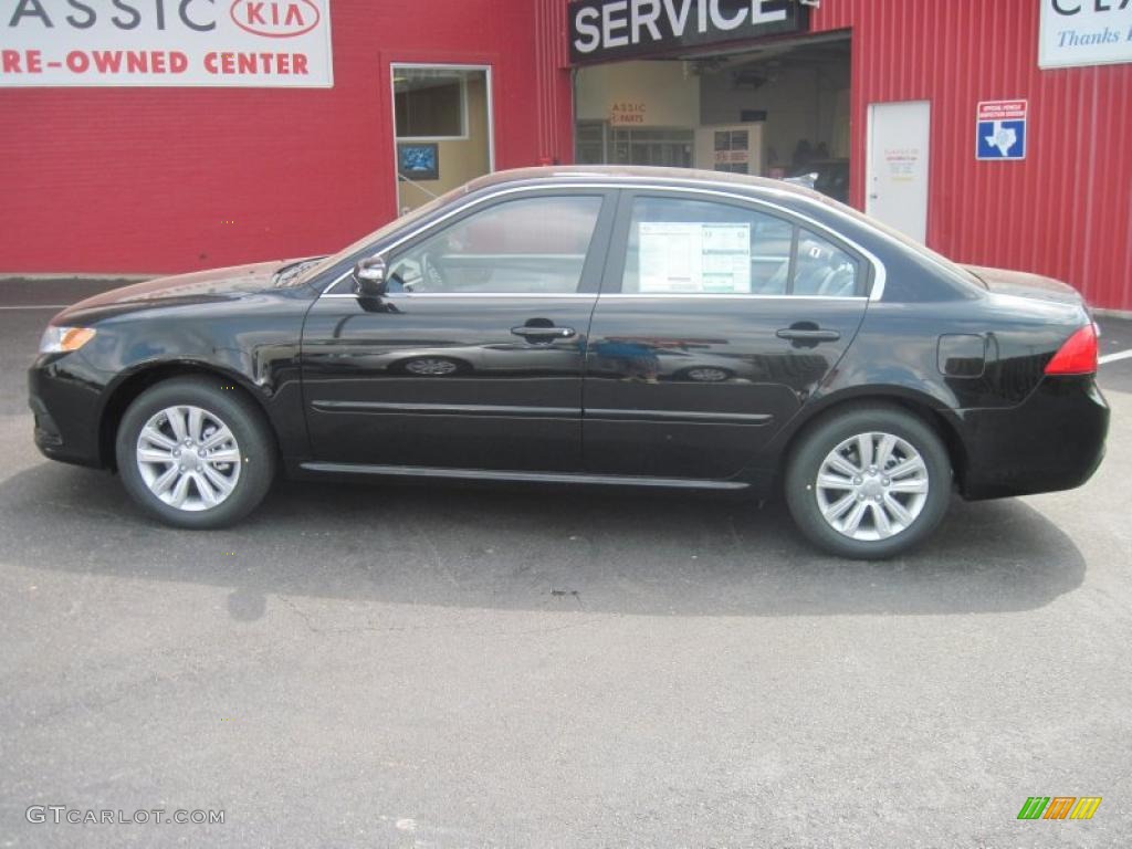 2010 Optima LX - Ebony Black / Gray photo #3