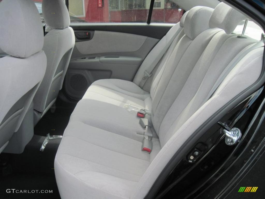 2010 Optima LX - Ebony Black / Gray photo #8