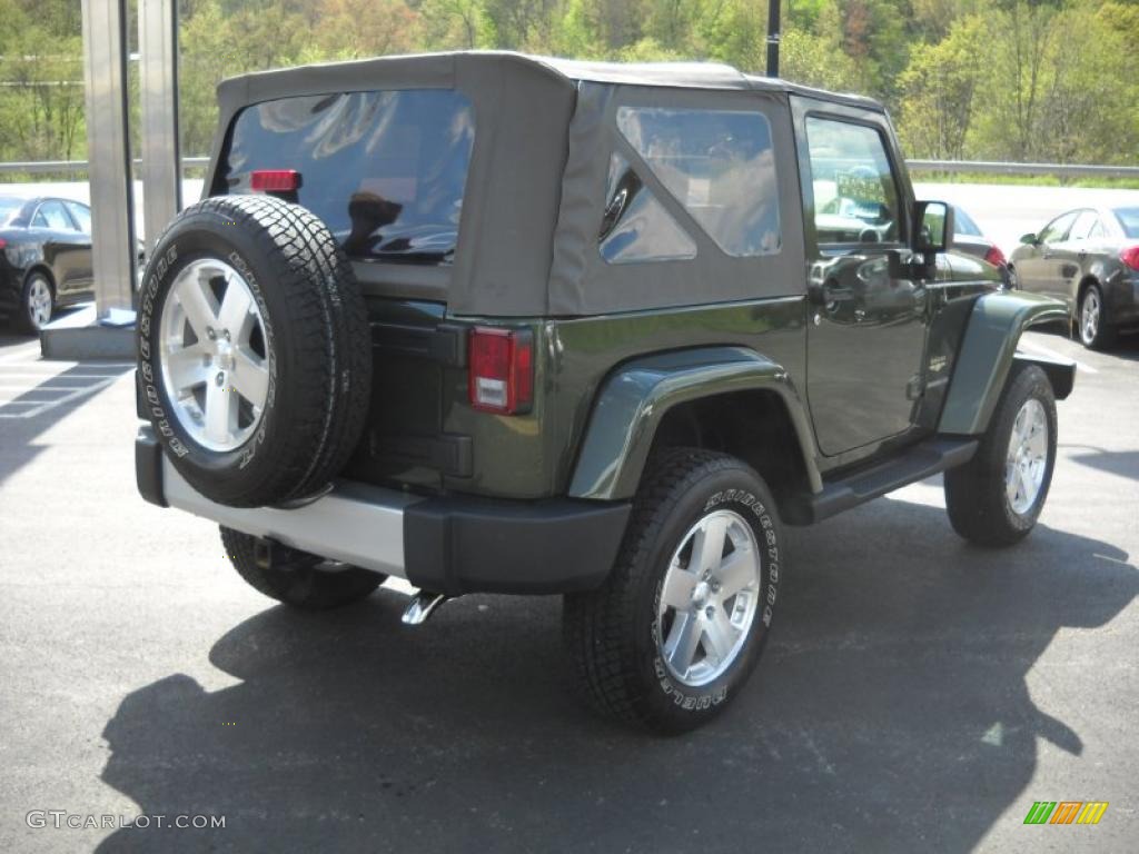 2008 Wrangler Sahara 4x4 - Jeep Green Metallic / Dark Slate Gray/Medium Slate Gray photo #5