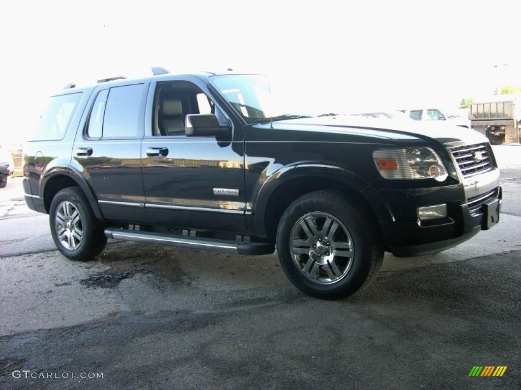 2006 Explorer Limited 4x4 - Black / Black photo #6