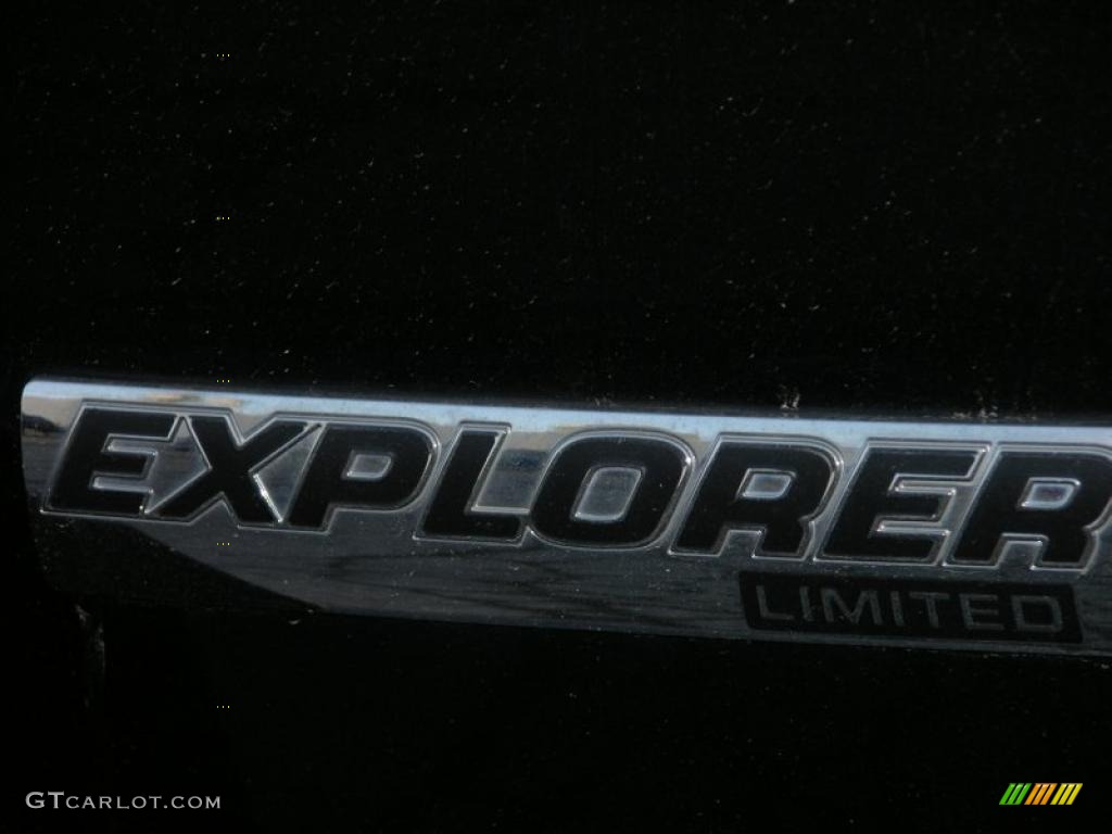 2006 Explorer Limited 4x4 - Black / Black photo #8