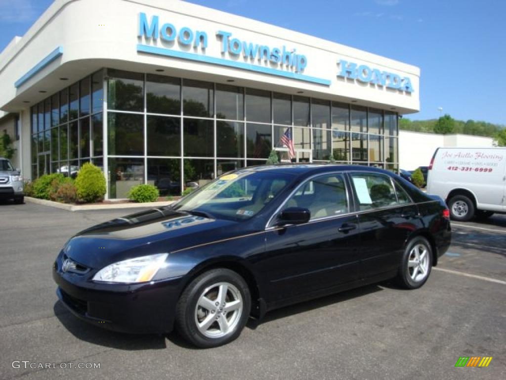 2003 Accord EX Sedan - Nighthawk Black Pearl / Ivory photo #1
