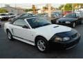 2001 Oxford White Ford Mustang V6 Convertible  photo #4